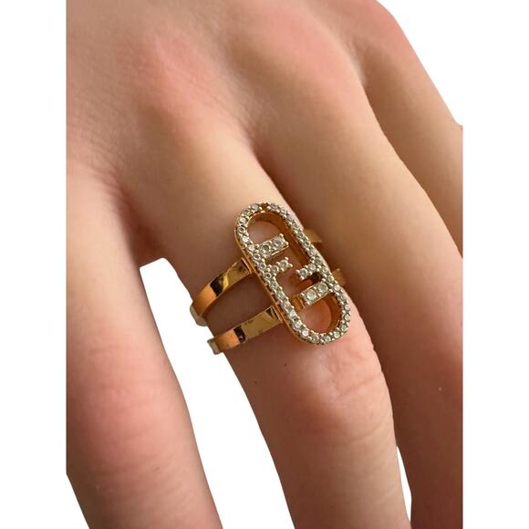 FENDI O'Lock Ring in magnetic close box - Size 6 - Picture 11 of 16